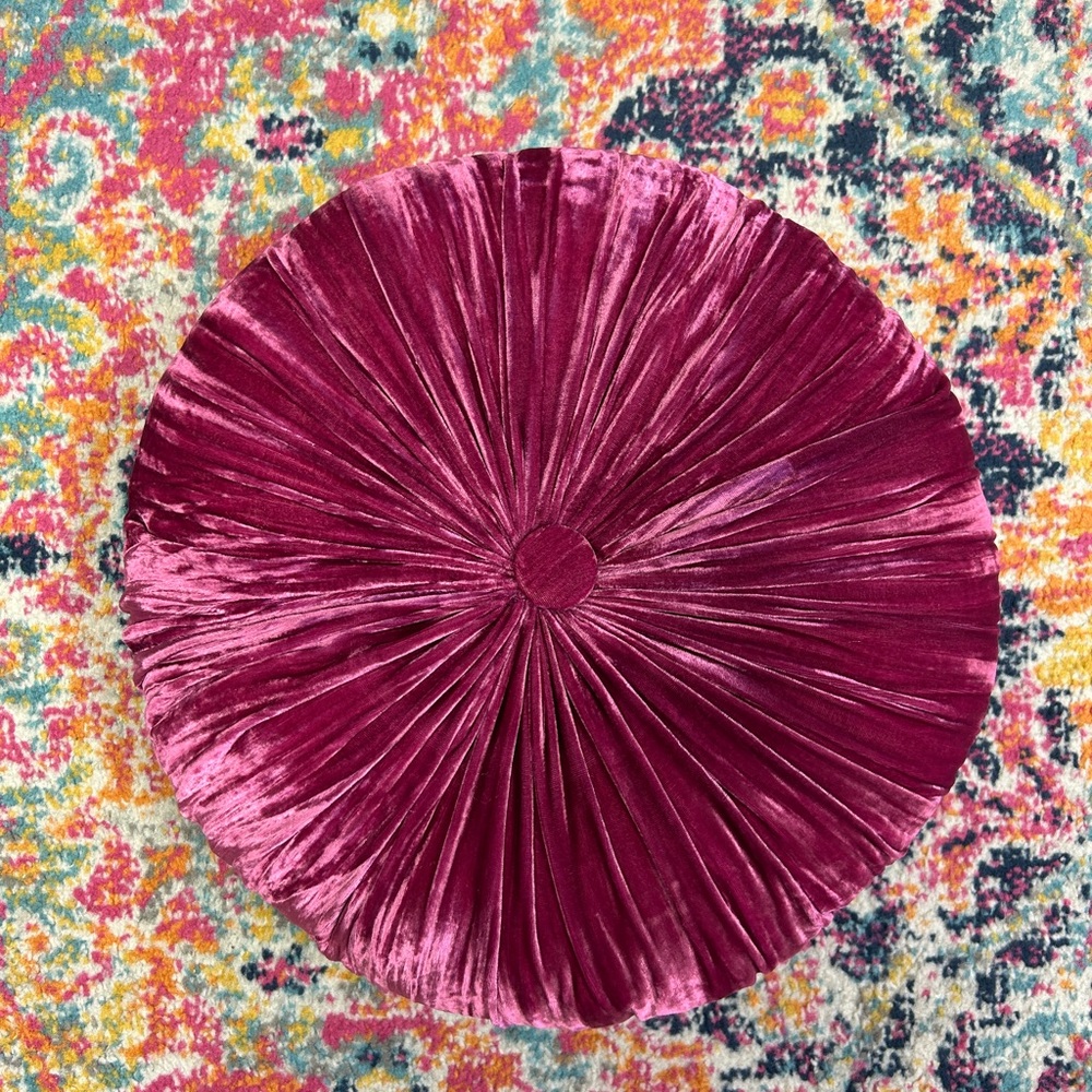 Anthropologie Cecily velvet pillow